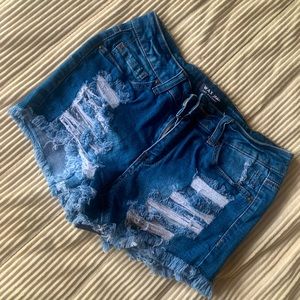 Jean shorts